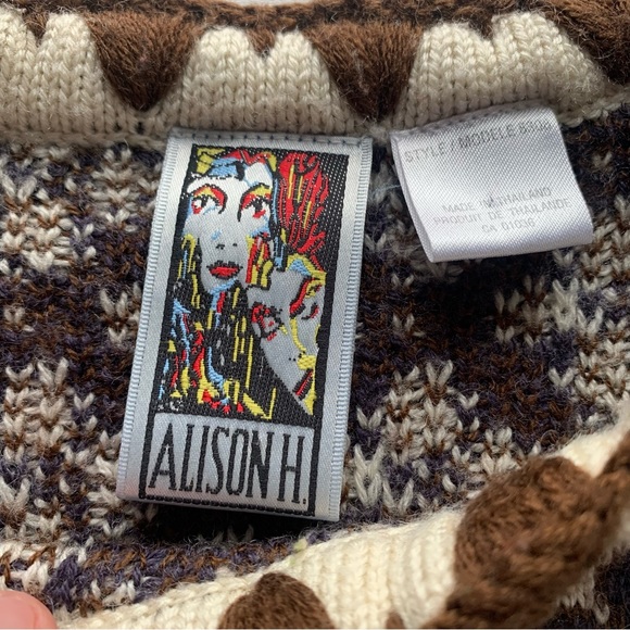 Vintage Allison H Sweater Size M - Picture 4 of 4
